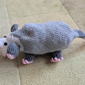 Oposszum zacskótartó - otthon & életmód - konyhafelszerelés, tálalás - konyhai dekoráció - konyhai dísz - Meska.hu