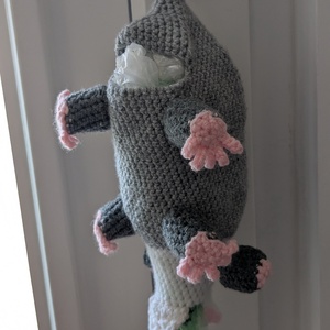 Oposszum zacskótartó - otthon & életmód - konyhafelszerelés, tálalás - konyhai dekoráció - konyhai dísz - Meska.hu