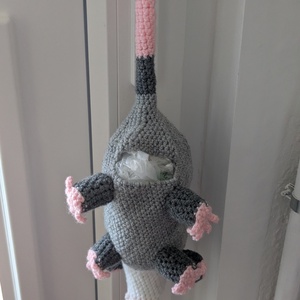 Oposszum zacskótartó - otthon & életmód - konyhafelszerelés, tálalás - konyhai dekoráció - konyhai dísz - Meska.hu