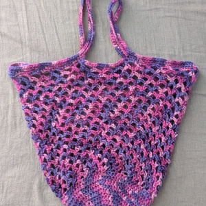 Horgolt bevásárló táska, strandtáska, Táska & Tok, Kézitáska & válltáska, Válltáska, Horgolás, MESKA