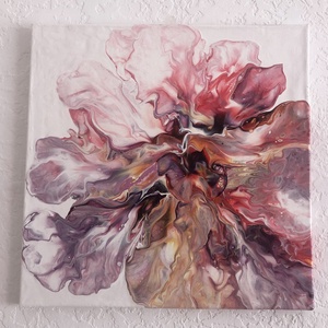 Bloom - Fluid art akril festmény - művészet - festmény - akril - Meska.hu