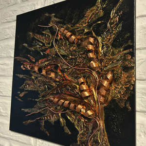 �Tűzvihar - 3D akril festmény - mixed mediaalkotás - művészet - festmény - festmény vegyes technika - Meska.hu