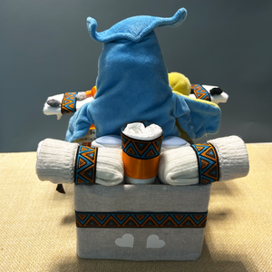 BAGOLY-REPCSI bababox, névre szóló babalátogató pelenkatorta, babaüdvözlő ajándék - baba - mama - pelenkázó, babafürdető kellékek - pelenkatorta - Meska.hu