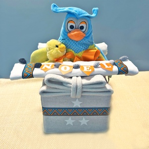 BAGOLY-REPCSI bababox, névre szóló babalátogató pelenkatorta, babaüdvözlő ajándék - baba - mama - pelenkázó, babafürdető kellékek - pelenkatorta - Meska.hu
