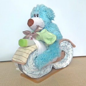 EASY RIDER pelenkamotor, névre szóló babalátogató pelenkatorta, babaüdvözlő ajándék, Baba - mama, Pelenkázó, babafürdető kellékek, Pelenkatorta, , MESKA