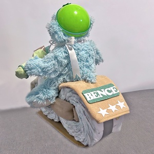 EASY RIDER pelenkamotor, névre szóló babalátogató pelenkatorta, babaüdvözlő ajándék - baba - mama - pelenkázó, babafürdető kellékek - pelenkatorta - Meska.hu
