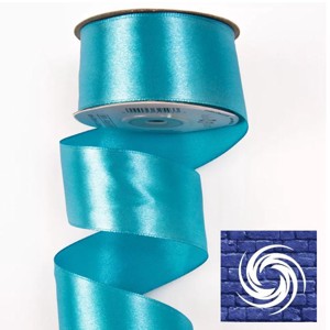 Szatén szalag 38mmx22,86m - aqua kék, Kellékek & szerszámok, Rövidáru, Szatén szalag, Szalag, pánt, , MESKA