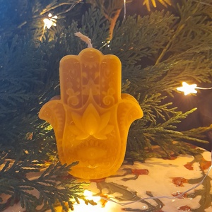 Hamsa kéz gyertya, Kellékek & szerszámok, Vegyes alapanyag, Gyertya alapanyag, Méhviasz gyertya alapanyag, Gyertya-, mécseskészítés, MESKA