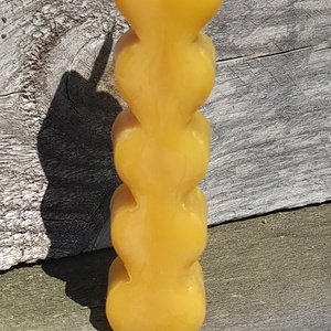 Szív oszlopos gyertya, Kellékek & szerszámok, Vegyes alapanyag, Gyertya alapanyag, Méhviasz gyertya alapanyag, , MESKA