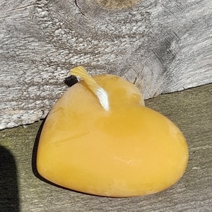 Kis szív alakú gyertya, Kellékek & szerszámok, Vegyes alapanyag, Gyertya alapanyag, Méhviasz gyertya alapanyag, Gyertya-, mécseskészítés, MESKA