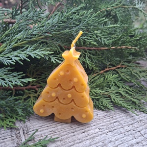 Karácsonyfa gyertya - Meska.hu