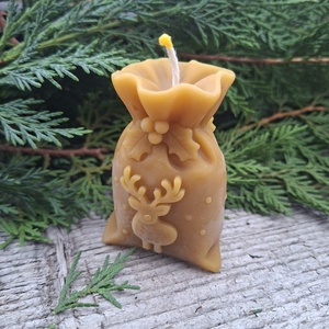 Szarvasos ajándékcsomag gyertya - Meska.hu