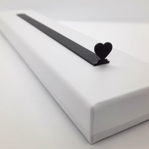 Szíves könyvjelző, Otthon & Életmód, Papír, írószer, Könyvjelző, Fémmegmunkálás, Festett tárgyak, MESKA