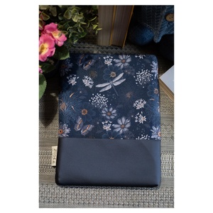 Könyvtok Szitakötő kék - Meska.hu