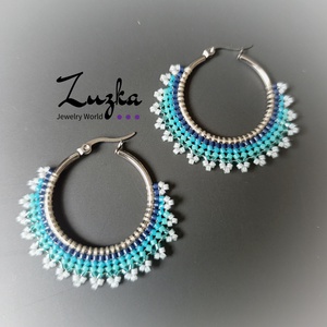 Karika fülik - ékszer - fülbevaló - karika fülbevaló - Meska.hu