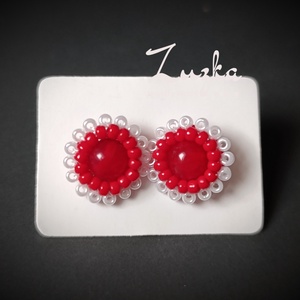 Aprócska bedugós fülbevaló - ékszer - fülbevaló - pötty fülbevaló - Meska.hu