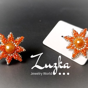 Bedugós csillag fülbevaló - ékszer - fülbevaló - pötty fülbevaló - Meska.hu