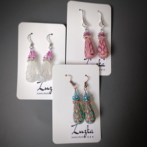 Különleges lógós fülbevaló - ékszer - fülbevaló - lógó fülbevaló - Meska.hu