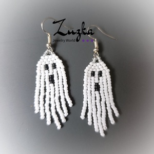 Szellemes fülbevaló - ékszer - fülbevaló - lógó fülbevaló - Meska.hu