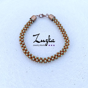 Őszi karkötők - ékszer - karkötő - gyöngyös karkötő - Meska.hu