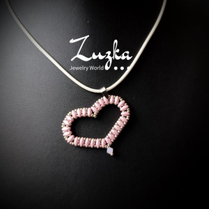 Szívmedálos nyakláncok - ékszer - nyaklánc - medálos nyaklánc - Meska.hu