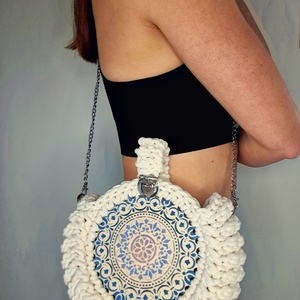 A lélek útján - egyedi stílusú horgolt táska - táska & tok - kézitáska & válltáska - kézitáska - Meska.hu