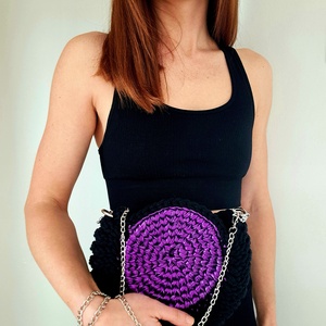 Shell válltáska egyedi stílusú horgolt táska - táska & tok - kézitáska & válltáska - kézitáska - Meska.hu