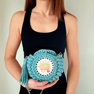 A természet útján - egyedi stílusú horgolt táska, Táska & Tok, Kézitáska & válltáska, Kézitáska, Horgolás, MESKA