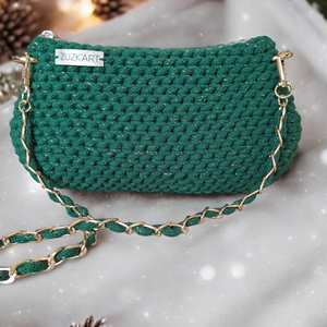 Élisé LIMITÁLT csillogó minimal válltáska/crossbody/kézitáska - Meska.hu