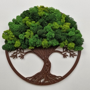 Életfa erezett- valódi izlandi zuzmóval - Meska.hu