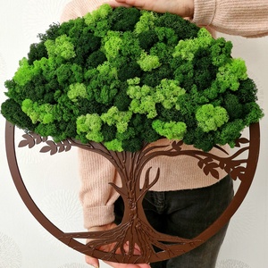 Zuzmós életfa erezett 50 cm - valódi izlandi zuzmóval - Meska.hu