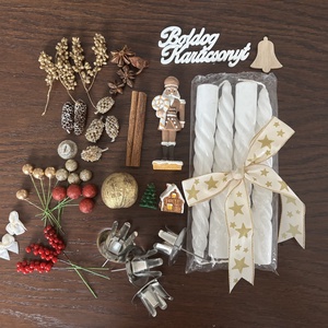 50 darabos DIY Adventi koszorú táska - diy (csináld magad) - egységcsomag - Meska.hu