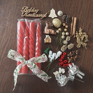 50 darabos DIY Adventi koszorú táska - diy (csináld magad) - egységcsomag - Meska.hu