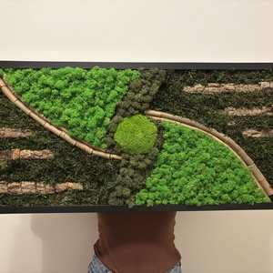 �Eye zuzmó panel - otthon & életmód - dekoráció - fali és függő dekoráció - zuzmókép, mohakép - Meska.hu