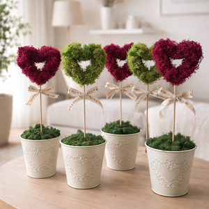 Kézzel készített zuzmó dekor- Szív zuzmófa , Otthon & Életmód, Dekoráció, Asztal és polc dekoráció, Zuzmódekoráció, Mohadekoráció, Mindenmás, MESKA