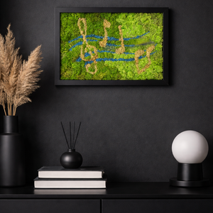 Zöld dallam � természet ihlette zuzmó kép - Meska.hu