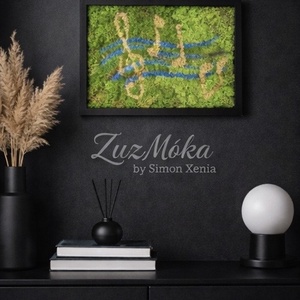 Zöld dallam � természet ihlette zuzmó kép, Otthon & Életmód, Dekoráció, Fali és függő dekoráció, Zuzmókép, Mohakép, Mindenmás, MESKA