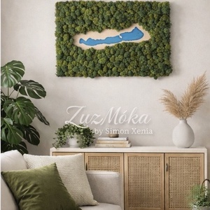 Balaton ihlette 3D zuzmókép, Otthon & Életmód, Dekoráció, Fali és függő dekoráció, Zuzmókép, Mohakép, Festészet, Mindenmás, MESKA