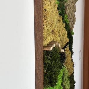 �Yellow óriás zuzmó panel - otthon & életmód - dekoráció - fali és függő dekoráció - zuzmókép, mohakép - Meska.hu