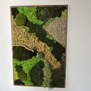 �Yellow óriás zuzmó panel - otthon & életmód - dekoráció - fali és függő dekoráció - zuzmókép, mohakép - Meska.hu