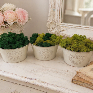 Anyák napi kaspós dekor moha - Meska.hu