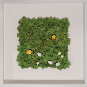 50cm x 50 cm Húsvéti zuzmókép  - Meska.hu