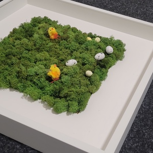 50cm x 50 cm Húsvéti zuzmókép  - otthon & életmód - dekoráció - fali és függő dekoráció - falra akasztható dekor - Meska.hu