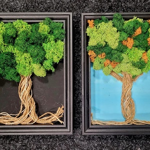 Zuzmófa képkeretben, Otthon & Életmód, Dekoráció, Kép & Falikép, 3d képek, Mindenmás, Virágkötés, MESKA