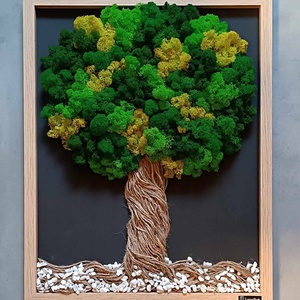 Életfa - otthon & életmód - dekoráció - fali és függő dekoráció - zuzmókép, mohakép - Meska.hu