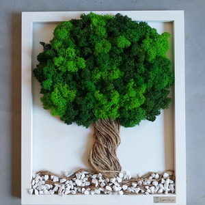 Életfa - otthon & életmód - dekoráció - fali és függő dekoráció - zuzmókép, mohakép - Meska.hu