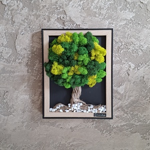 Életfa - otthon & életmód - dekoráció - fali és függő dekoráció - zuzmókép, mohakép - Meska.hu