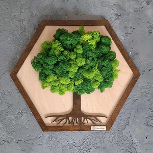 Hexagon életfa, Otthon & Életmód, Dekoráció, Kép & Falikép, 3d képek, Famegmunkálás, Virágkötés, MESKA