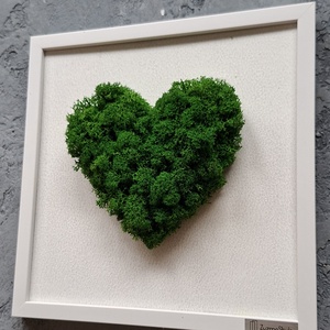 Szív Zuzmókép - otthon & életmód - dekoráció - fali és függő dekoráció - zuzmókép, mohakép - Meska.hu