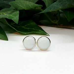 Pasztell színkavalkád műgyanta pötty fülbevalók - ékszer - fülbevaló - pötty fülbevaló - Meska.hu